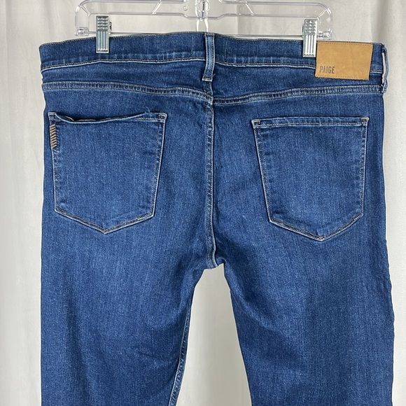 Paige Lennox Slim Fit Jeans in Billy Wash. - Picture 4 of 9